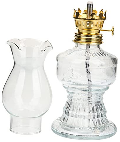 MUSISALY Rustikale Vintage Glas-öllampe Mit Retro-hurrikan-Design Handgefertigte Indoor Petroleumlampe Für Stimmungsvolle Dekoration in Wohnzimmer Schlafzimmer Bar Und Notbeleuchtung