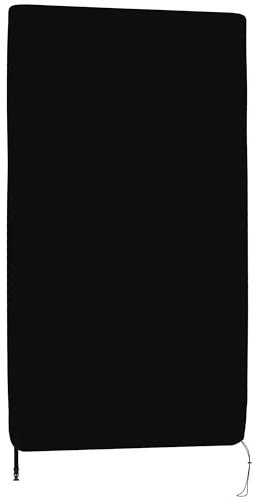 SPORTNOW Funda de Mesa de Ping-Pong Cubierta de Mesa de Tenis de Mesa con Cremallera Impermeable y Anti-UV para Exterior e Interior 275x153x5 cm Negro