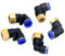 GAFNED PLF OD 4 6 8 10 12 mm – Filetage interne 1/8 1/4 3/8 1/2 Raccord pneumatique coudé femelle (PLF12-01)