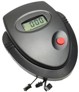Heimtrainer-Monitor, Fahrradcomputer ABS Tachometer LCD Herzfrequenz stationäre Fahrräder Display für Heimtrainer Rudergerät
