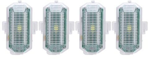 AYNEFY Drahtloses Strobumleuchten 7 Farben RGB LED -Fernbedienung mit 1000 -mAh Wiederaufladbarer Akku für Außendekoration Haustier Nacht Rennen