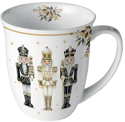 Ambiente Porzellan Tasse Königliche Nussknacker ca 400 ml Becher