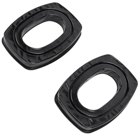 ANGGREK Ohrpolster-Ersatzkissen, Kopfhörer-Ohrpolster mit Silikonrillen-Design und Schweißresistentem Material für Impact Sport Pro Sync