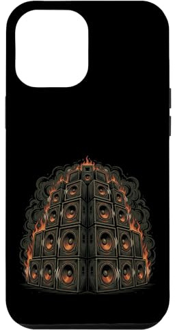 Funny Rock Heavy Metal Guitar Speakers Drums Music Gift Case for iPhone 12 Pro Max