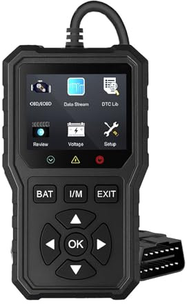 PUBIBD OBD2 Auto Diagnosegerät für PKW für VW Golf VIII Vi V IV III II I MK 8 7 6 5 4 3 R GTE/GTI/GTD/Clubsport 45, Schneller Fehlercode-Scanner mit Live-Daten, Motor- & Emissionsprüfung,A