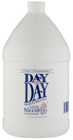 Chris Christensen Day To Day Moisturizing Soothing Dog Shampoo - Moisturising & Cleansing, Sensitive, Soothes Itchy & Irritated Skin, 3.8L