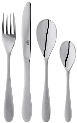 Stellar Salisbury 24-Piece Boxed Cutlery Set, Stainless Steel, Satin Finish, Dishwasher Safe