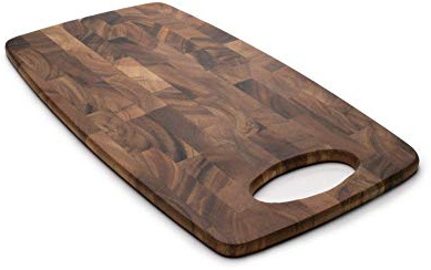 Ironwood Gourmet 28141 Calistoga - Tabla de cortar para queso, madera, grano final