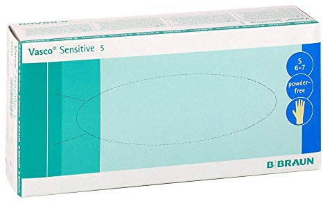 B. Braun VASCO sensitive Untersuchungshandschuhe Gr.S 100 St