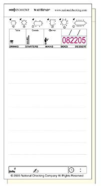 Lakkaur 13324 WaitRpad Waiting Pads 50 tickets. Pack quantity: 10, 90(w) x 170(l)mm.