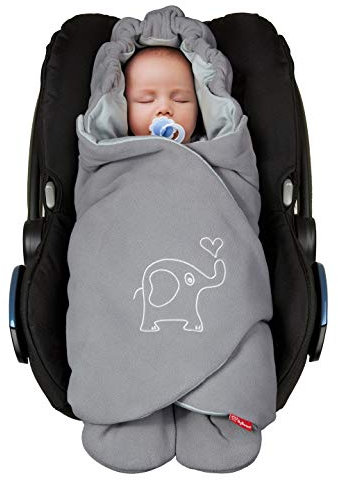 ByBoom Baby Einschlagdecke für die Übergangszeit und Sommer, Oeko-TEX 100, Universal Kuscheldecke für Babyschale, Autositz, Baby Decke für Kinderwagen, Buggy