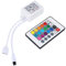 ALED LIGHT® 24 Touches Télécommande IR et Blanc IR Contrôleur Pour RGB LED Bande 3528 SMD Ruban Lumineuse