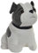 Cale Porte bloque porte Chien Bouledogue (Gris)
