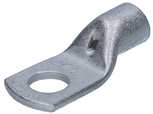 Cembre A7-M10 - Confezione da 10 terminali tubolari, 35 mm², M10 I, 10 terminali per cavo in rame I terminali ad anello non isolati I terminali per batteria per collegamento elettrico I Terminale per