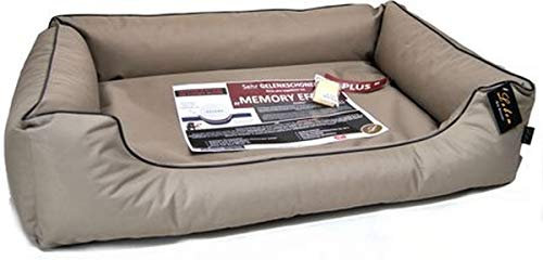 Lebon Hundebett Paula PLUS - Beige 80 x 60 cm