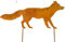 Gartenstecker Fuchs Metall Gartendeko Rost Gartendeko 68cm