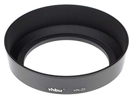 vhbw Gegenlichtblende kompatibel mit Nikon Nikkor AF 35-70mm f/2.8, Nikkor AF 35-135mm f/3.5-4.5 62mm Objektiv Schwarz, Metall, Rund, 8,5 cm