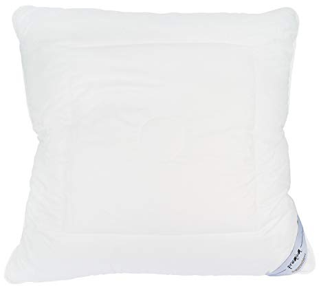 Traumschloss Kopfkissen Premium Faserkissen - Feinbatist Polyester 80x80 cremeweiß