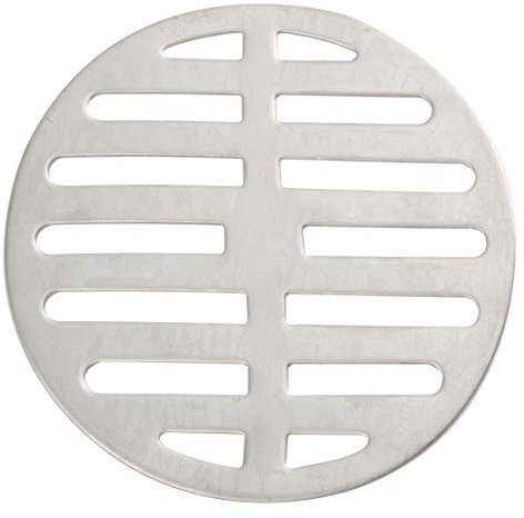 304 Stainless Steel Floor Drain Strainer Cap 5.3 Inches Diameter Anti-Lock Round Drain Cap for Bathroom Bath Filter Hair Catcher