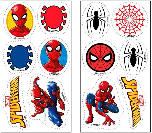 Dekora - 231358 Zuckerfreies Spiderman Esspapier für Geburtstagskuchen, Torten, Cupcakes und Muffins