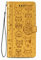 Fertuo Cover Redmi Note 9, Custodia Portafoglio a Libro in Pelle Flip Cover con Porta Carte, Chiusura Magnetica [Disegni di Gatto Cane] Case Antiurto per Xiaomi Redmi Note 9, Giallo