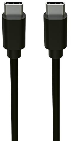 ANSMANN USB C auf USB C Kabel 2m - schnellladefähig (Power Delivery bis 60W/3A), synchronisieren mit 5GBit/s - Aluminium Köpfe mit Zugentlastung