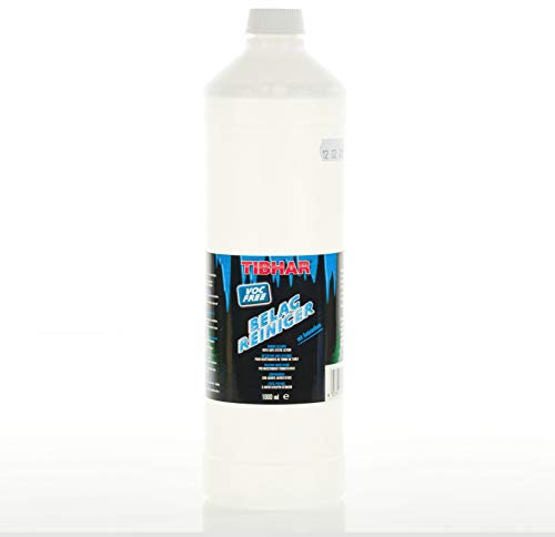 Tibhar Tischtennis Reiniger Nachfüllflasche | mit Antistatikum | Belagreiniger | 1000ml