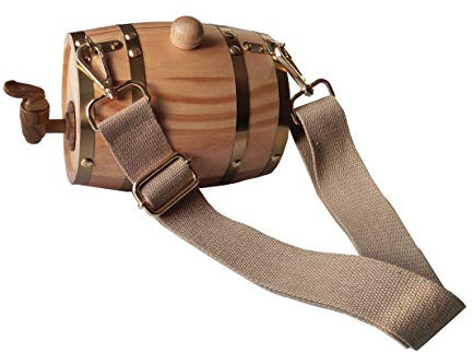 Bernhardiner rettungsfass Halsband, whiskeyfass Bernhardiner kit fassornament, 1/2 Liter großes fass mit verstellbaren Ringen für Bernhardiner fass Halsband Hund