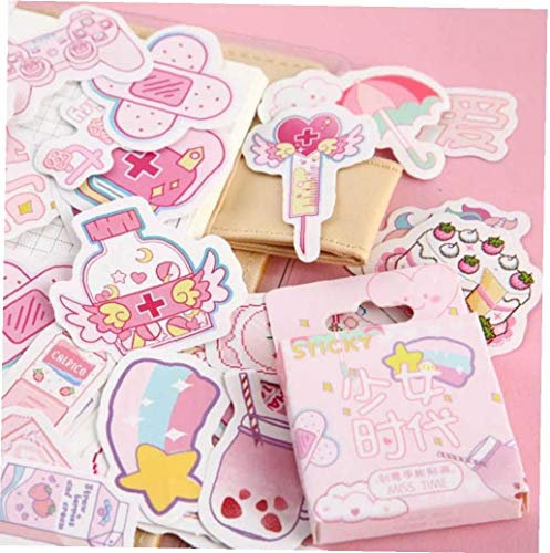 PiniceCore 46pcs Netter Boxed Kawaii Aufkleber Planer Scrapbooking Briefpapier Japanische Tagebuch-Aufkleber