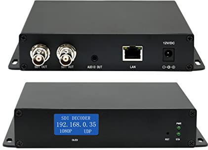 ORIVISION HD 3G SDI Decoder IP Streaming auf HD-SDI Audio Video Decoder H.265 H.264 Stream Decoder