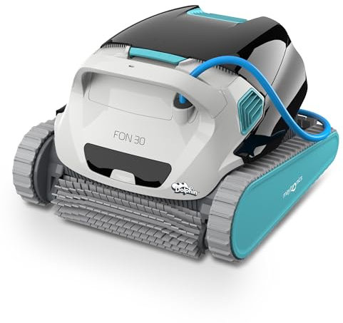 Dolphin Fon 30 Robot limpiafondos automático con Cable para Piscinas enterradas de 12m - Sube Paredes - Filtración Ultra Fina