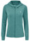 donhobo Damen Laufjacke Sportjacke Langarm Trainingsjacke Leichte Sweatjacke mit Tasche Daumenloch Für Yoga Fitness (Cyan Blau, M)