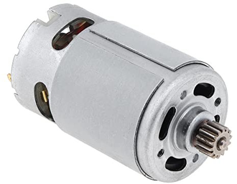 Veumoie GRS550VC Motor de CC de 14 Dientes 21500-29000RPM Motor de Taladro de Litio 14,4 V para Destornillador de Sierra EléCtrica Recargable