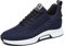 Zapatos deportivos invisibles para hombre, con cordones, para aumentar la altura, informales, con cordones, altura de 6 cm, tacón oculto, Azul, 42 EU
