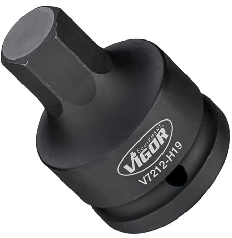 Vigor V7212-H19 V7212-H19 Schlagschrauber-Steckschlüsseleinsatz 19mm