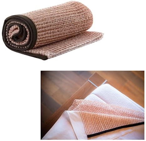 MEDOSAN Strahlenschutz-Set | Kupfer-Set | Bett- und Kissenauflage | 90x190 cm und 90x40 cm