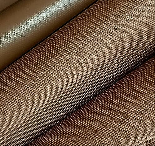 XINFULLWOL Strapazierfähiger, wasserdichter Stoff, Sonnenschutzstoff, 600D Oxford-Canvas-Material pro Meter, ideal für DIY-Projekte, Nähkissen, Möbelbezüge und Heimdekoration (Braun, 100 x 150 cm)