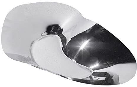 WAOCEO Obstschalen Obstteller Moderne Große Edelstahl Silber Obstschale Home Wohnzimmer Küche Esstisch Dekoration Obstschale Snackschale Dekorativer Obstkorb