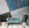 Fototapete 3D Tapete Marmoriert Geometrisch Tapeten Vliestapete Wandbilder XXL Wanddeko Wandtapete -317326 150x105cm