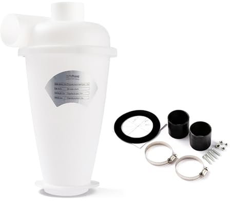 HAVERN Aspirapolvere, Aspiratore Polveri, Filtro Compatibile for Separatore Ciclonico, Accessori for Aspirapolveri Industriali, Lavorazione del Legno (Color : White Cyclone B)