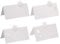 FSSTUD 48 Stück 10 cm Schneeflocke Tisch Namenskarten Weihnachten Tischkarten Urlaub Winter Party Zelt Karten weißes Papier Sitzkarten für Weihnachten Hochzeit