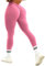 TZLDN V-Back Sport Leggings Damen Scrunch Leggins High Waist Bauchweg Sporthose Po Push Up Yoga Hosen Laufhosen V-Back - Rosa S
