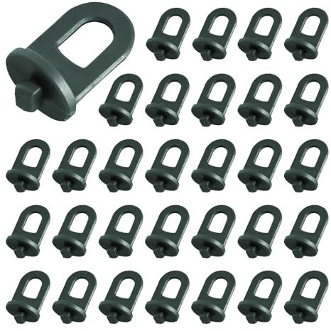 DAZZLUXE 30 hebillas de plástico para plantas, accesorios de invernadero, pinzas de invernadero, ayudas de escalada, soporte para plantas de pared, accesorios para plantas, invernadero estilo