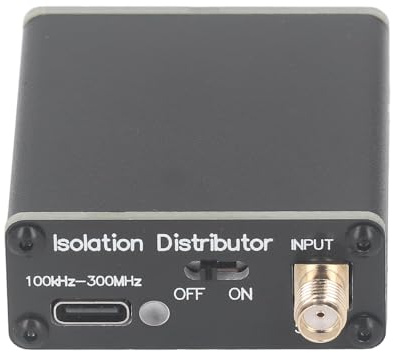 Active RF Isolation Distributor, Wide Frequency Range, Wide Band Distribution, SDR GPSDO Source for Radios, Antennas, Clock Sources and More