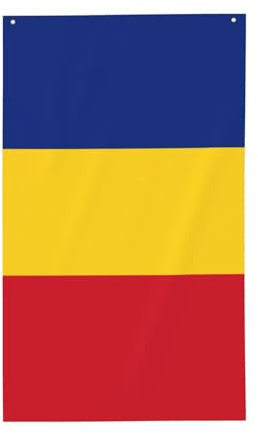 Wurton Bandera de Rumania para jardín, 3 x 5 pies, personalizada, para decoración del hogar, exterior, interior y patio