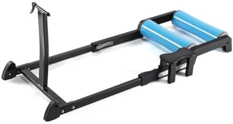 Indoor Home Exercise Bike Roller Trainers, Portable Bicycle Trainer Roller, Foldable Bike Exercise Stand Platform For 24-29 Mountain Bike