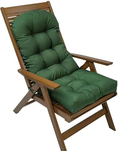 High Back Cushions for Adirondack Chair Seat Cushion for Deckchair Deck Chair Seat Cushion Cushion for Garden Chairs Beach Chair Rocking Chair Chair Cushion 110x50 Cm (Color : Dome+Oxford-off