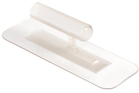 Glättekelle zum Verputzen und Bemalen, rundes und quadratisches Ende, 1,9 mm dick, transparente Kellen