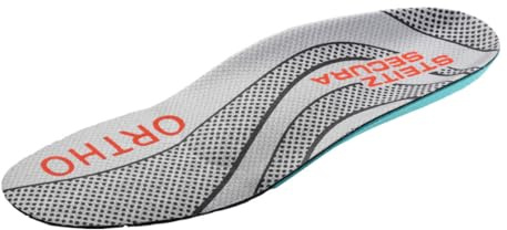 Steitz SECURA Einlegesohlen grau/grün Ortho-Soft ESD MEDIUM, EU-Schuhgröße: 40