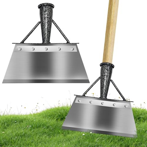 Pelle de Nettoyage de Jardin Multifonction,Multifonctionnelle Outil de désherbage,Multifonctionnelle Pelle à Gace Plate en Acier de Désherbage,Outil de DéSherbage Agricole pour Jardin,DéSherbage
